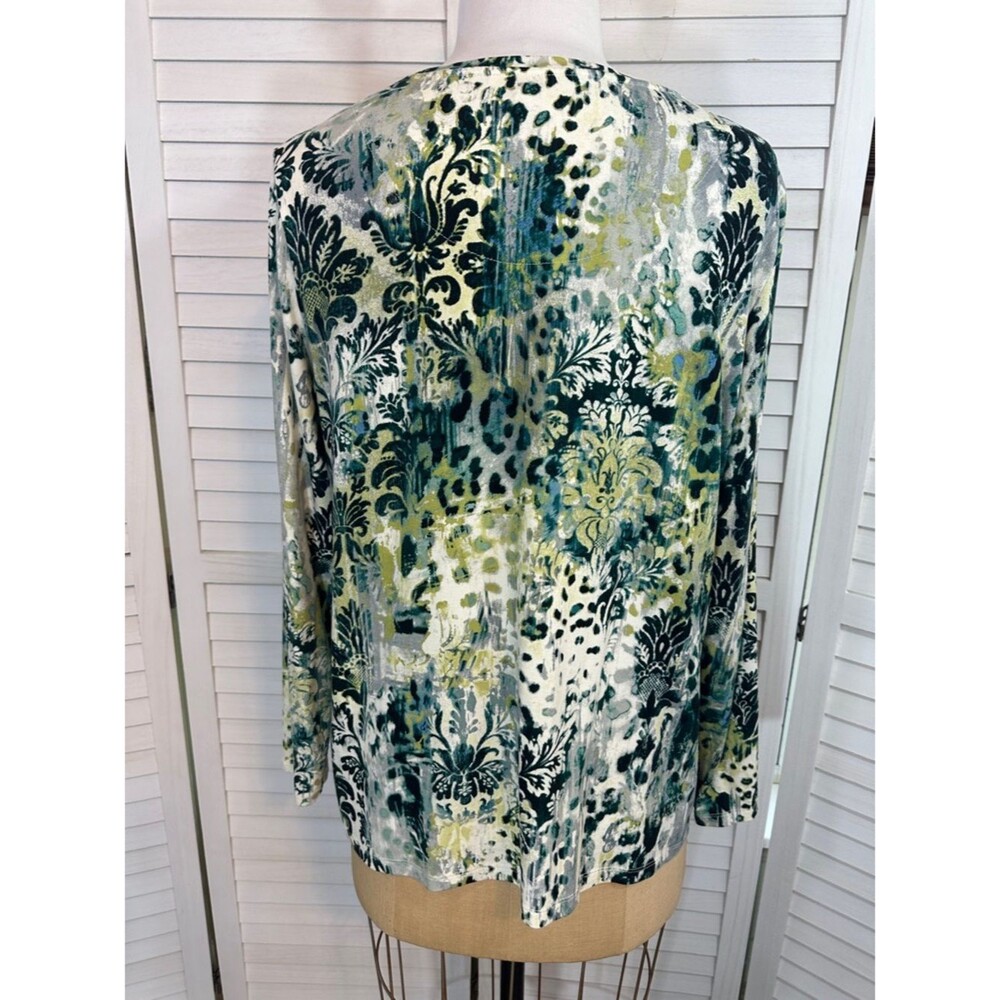 Touch of Cool™ Animal Print Layering Tee Size 3 (XL) Like New - Picture 7 of 15